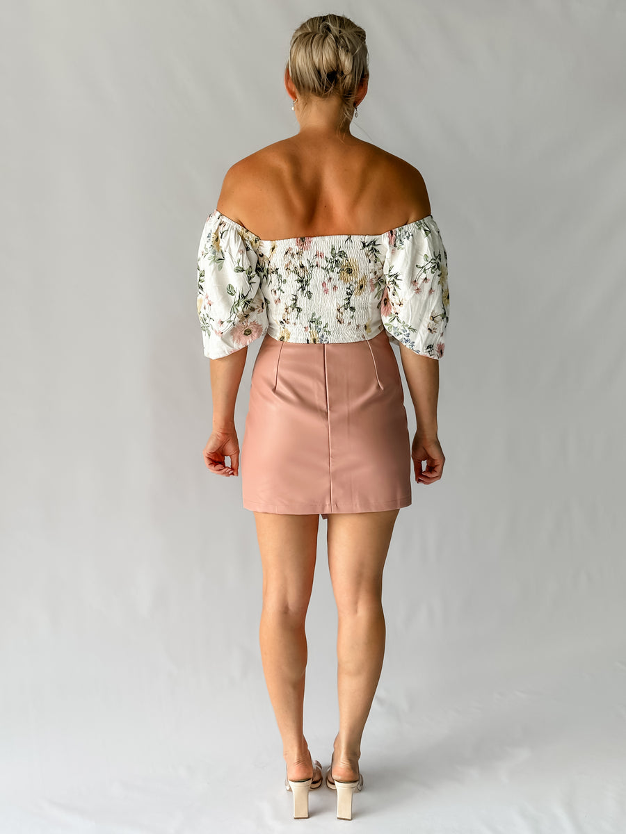 GRACE TOP - WHITE FLORAL