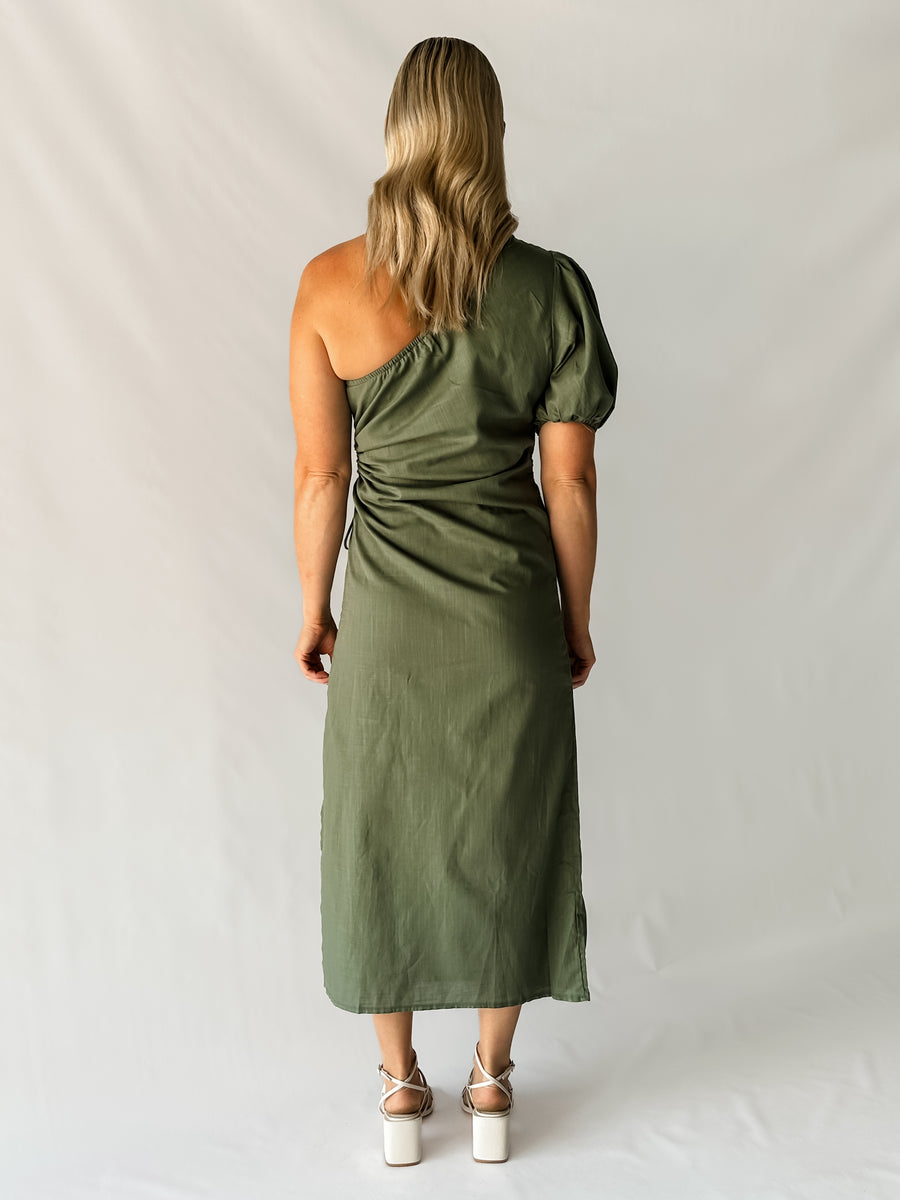 HARRIET DRESS - KHAKI