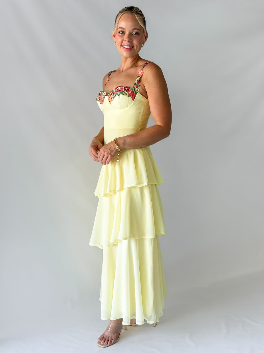 LEMON BOUQUET DRESS