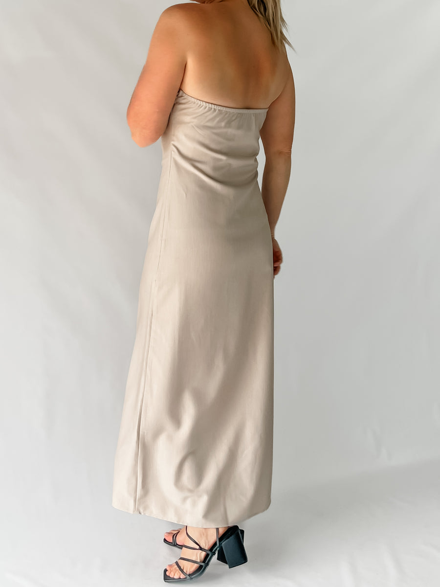 HADLEY DRESS - STONE