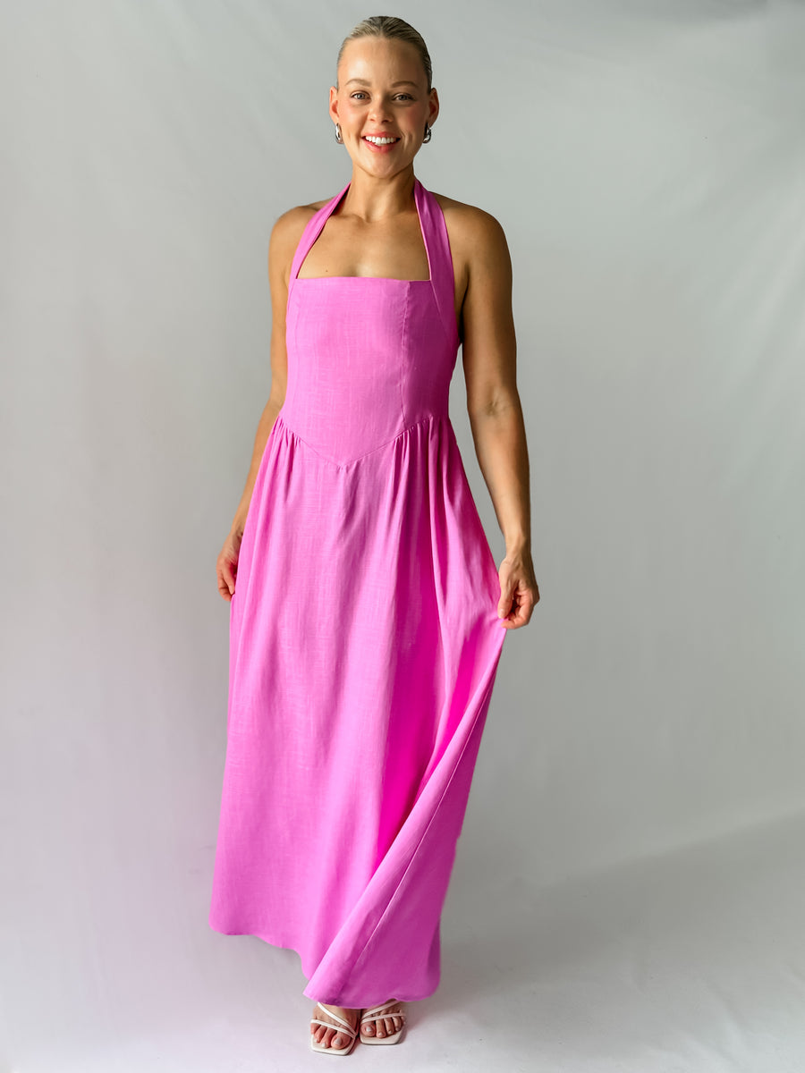 BLUSH MAXI DRESS