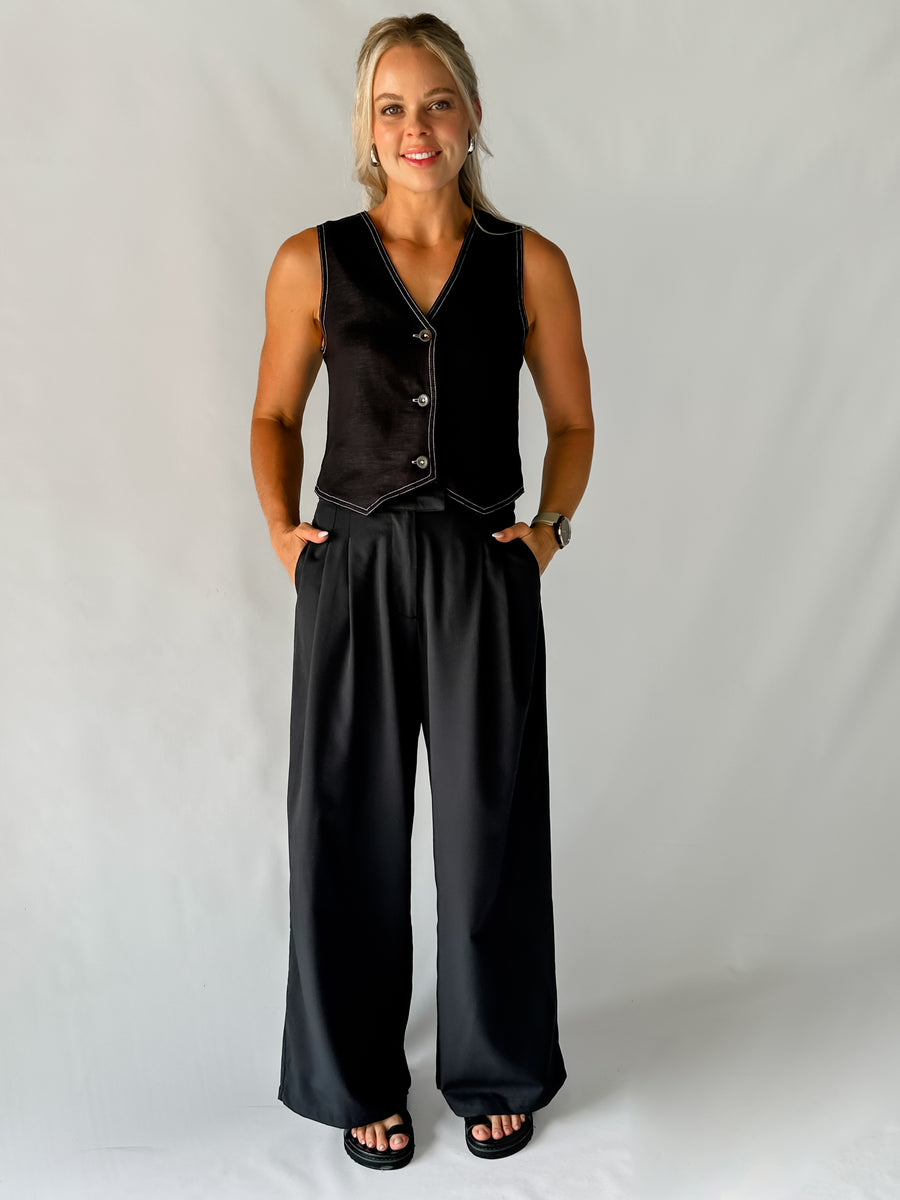 CARTER PANTS - BLACK