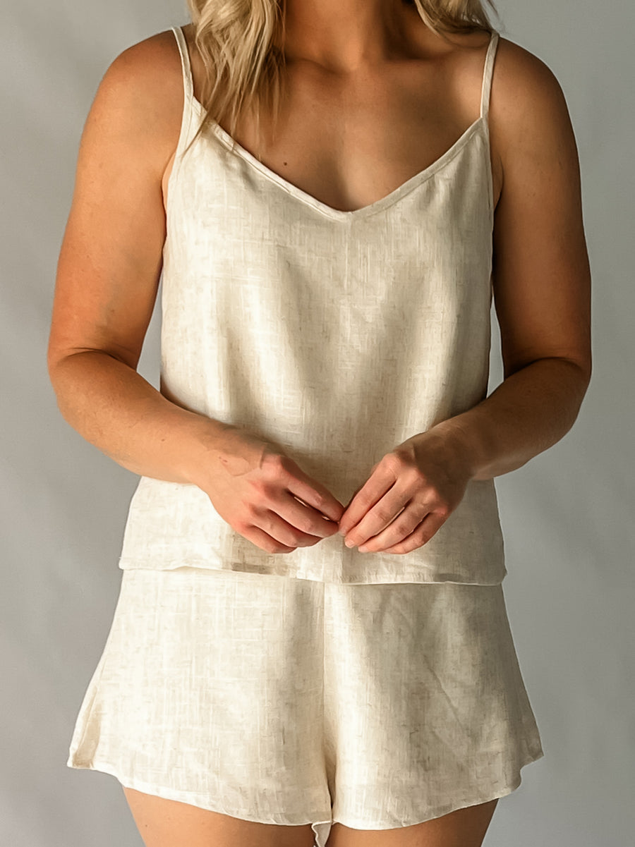 ELOISE CAMI TOP - NATURAL