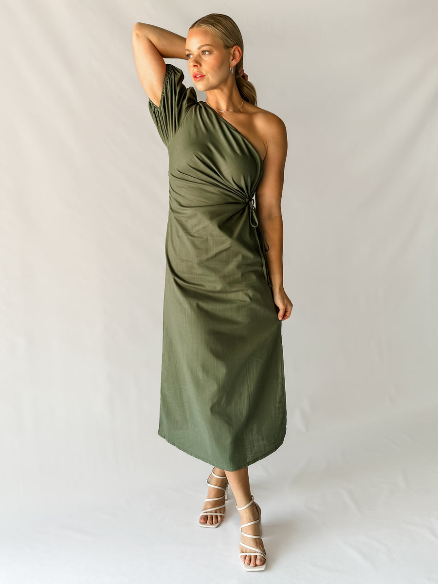 HARRIET DRESS - KHAKI
