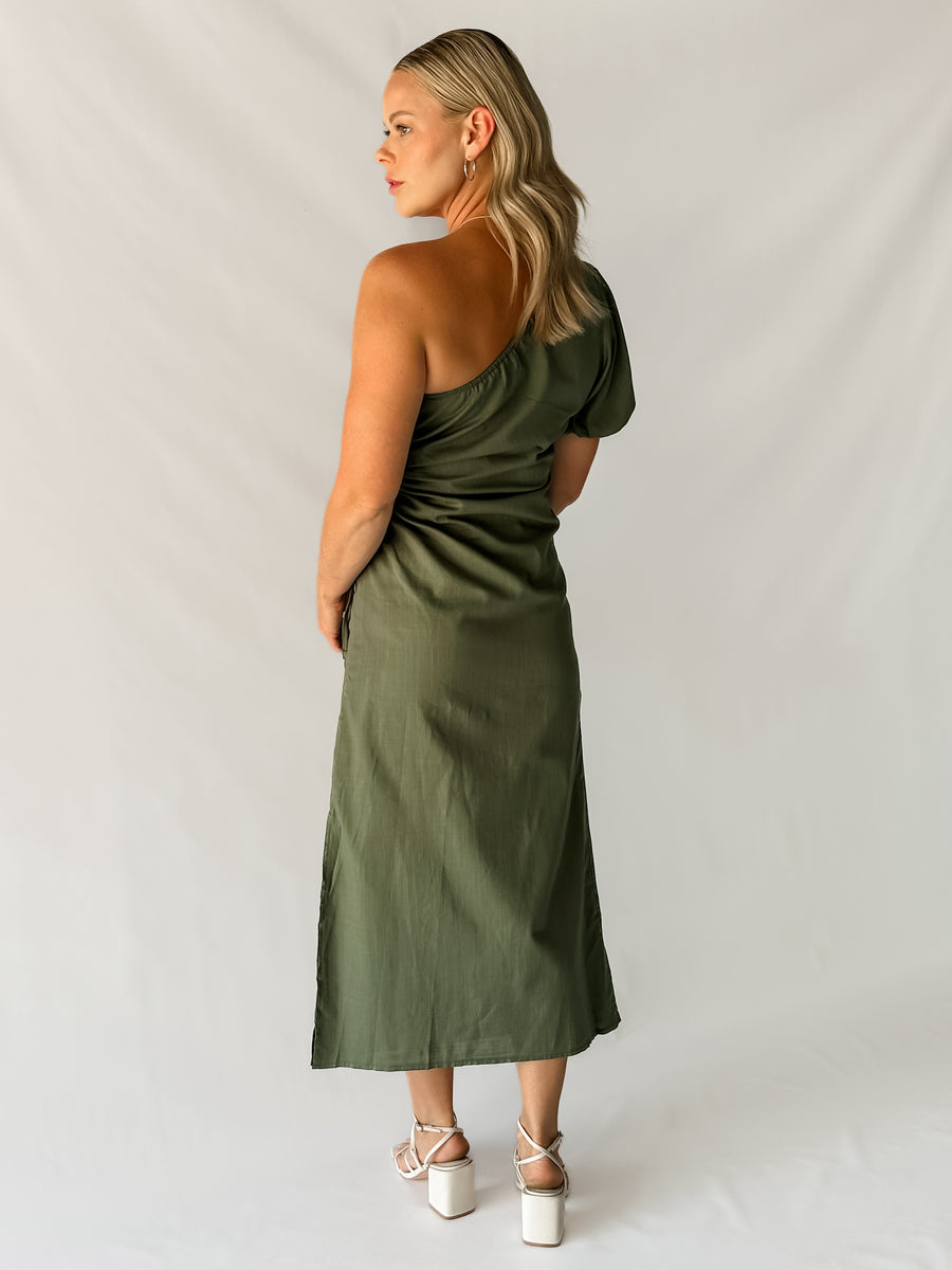 HARRIET DRESS - KHAKI