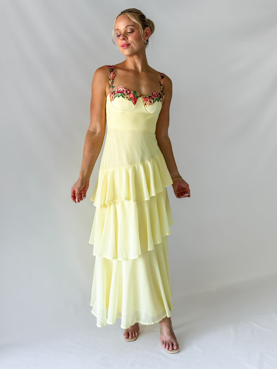 LEMON BOUQUET DRESS