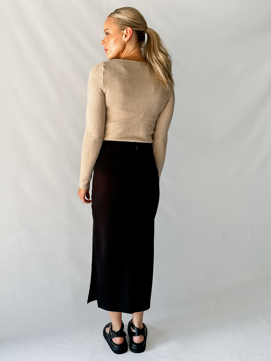 NICKI KNIT - BEIGE