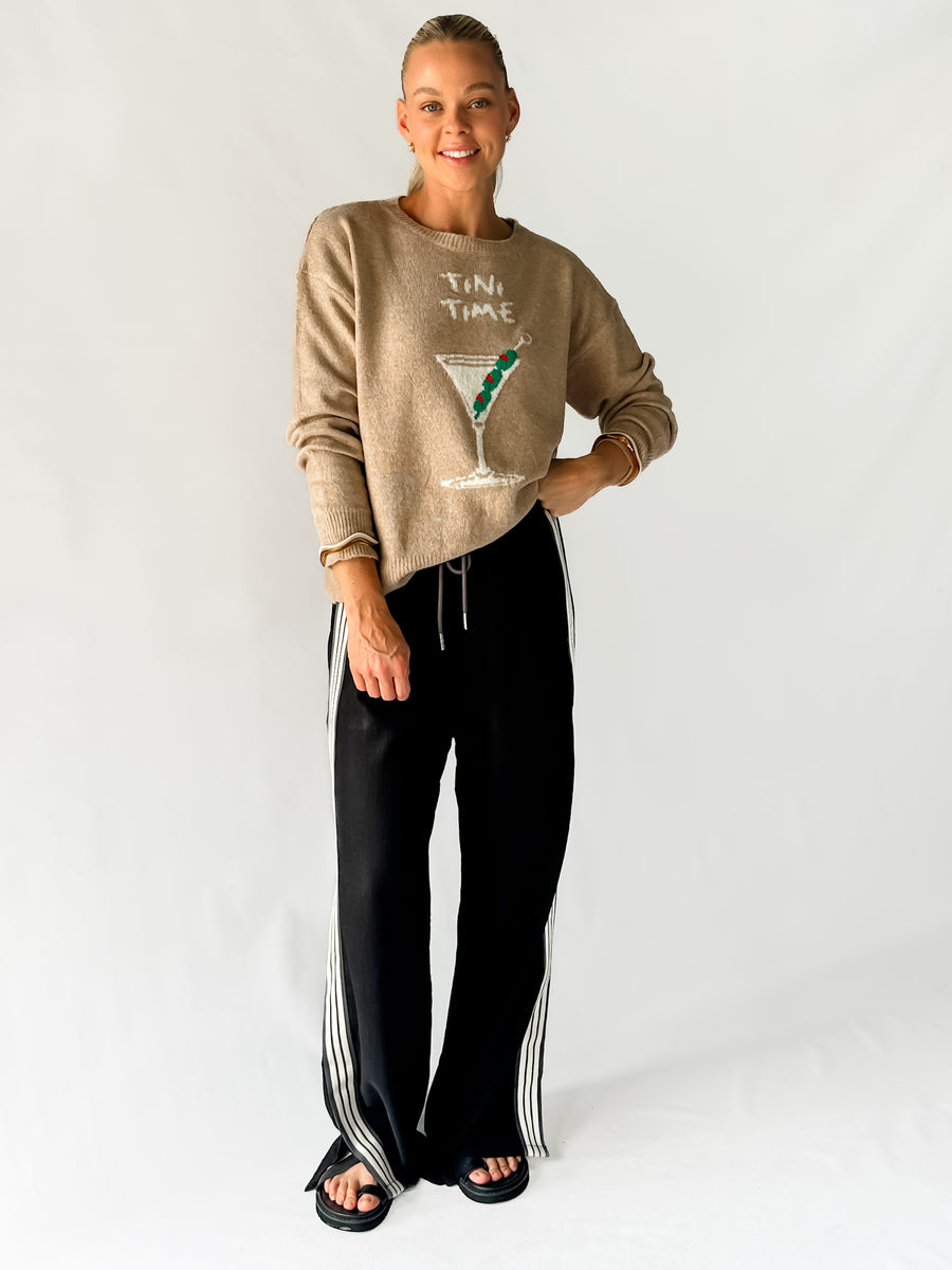 TINI TIME PULLOVER - BEIGE