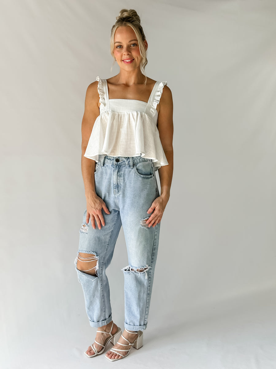 CLARA TOP - WHITE