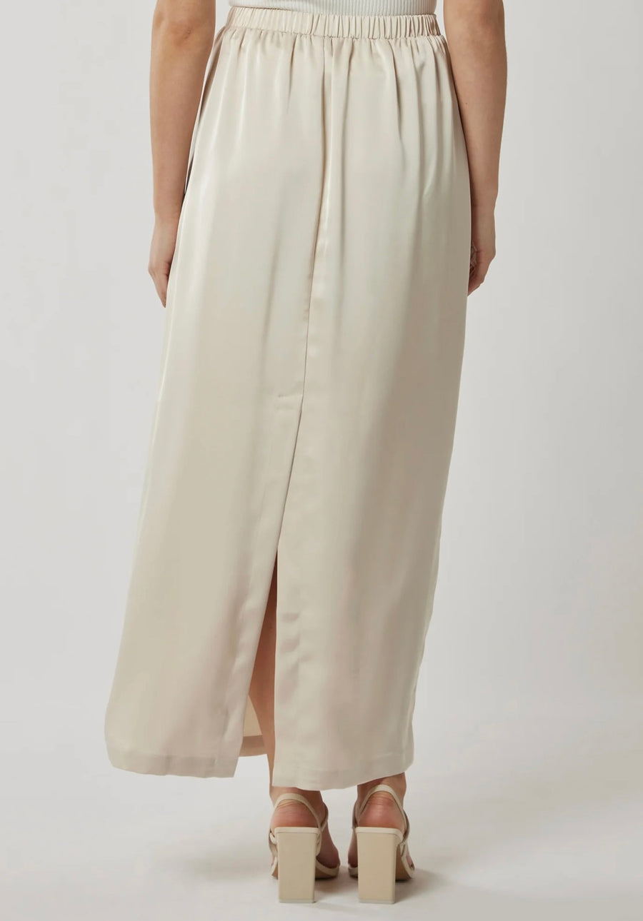 PIPER SLIP SKIRT - CHAMPAGNE