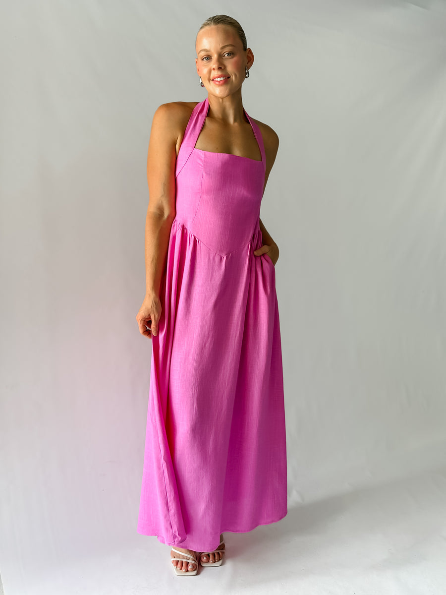 BLUSH MAXI DRESS