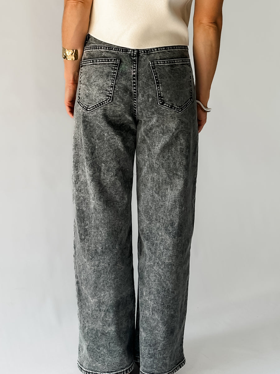 ADELAIDE JEANS - BLACK WASH