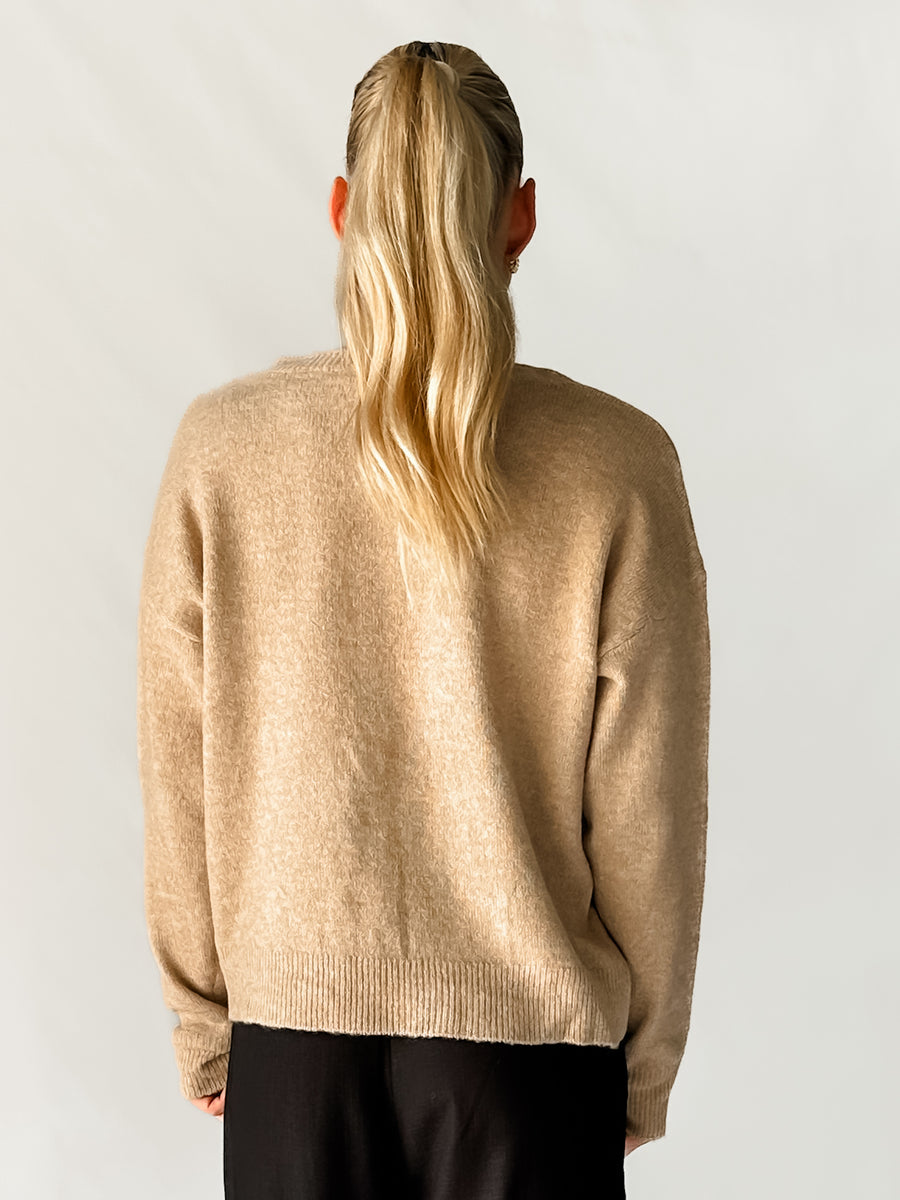 TINI TIME PULLOVER - BEIGE