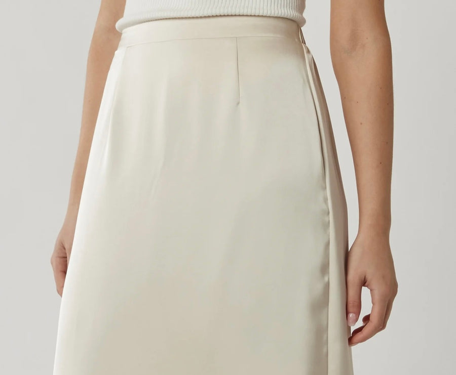 PIPER SLIP SKIRT - CHAMPAGNE
