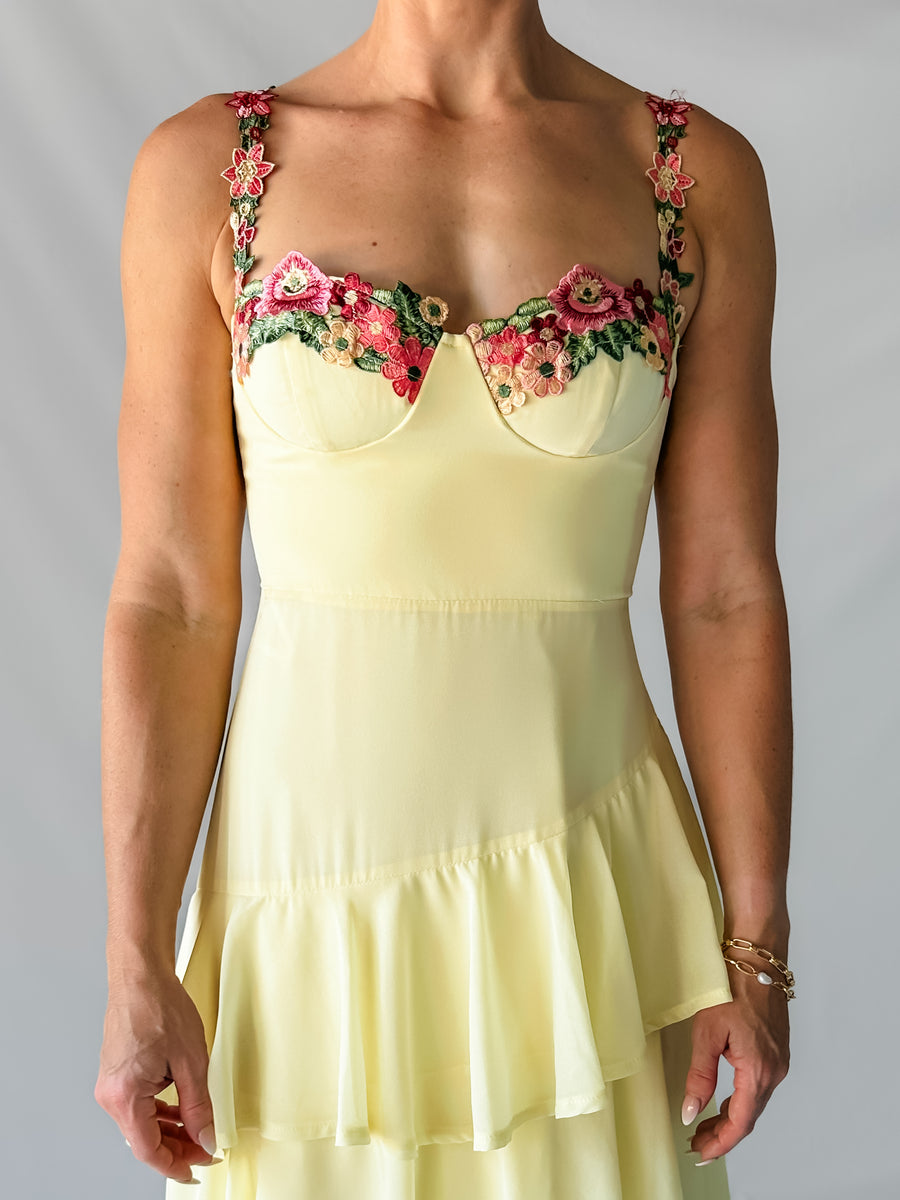 LEMON BOUQUET DRESS