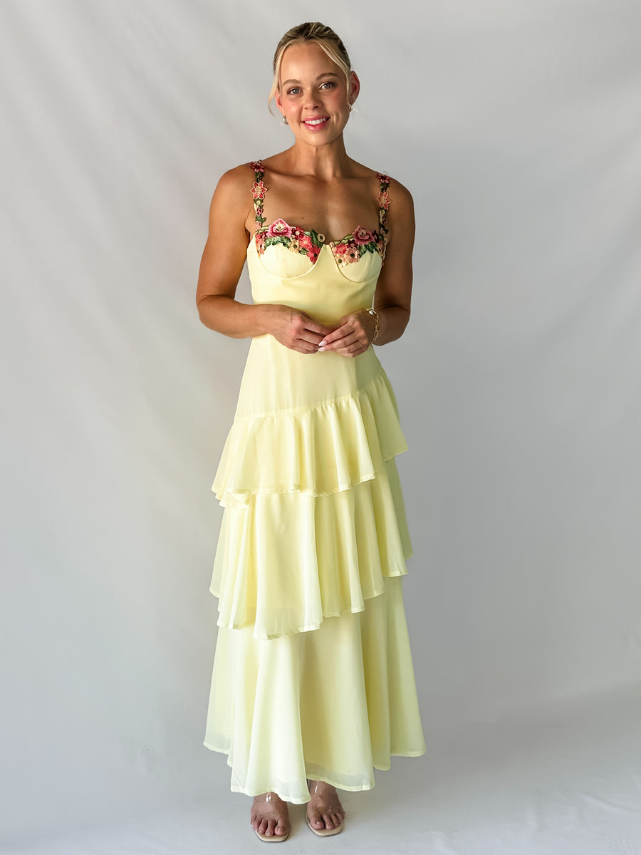 LEMON BOUQUET DRESS