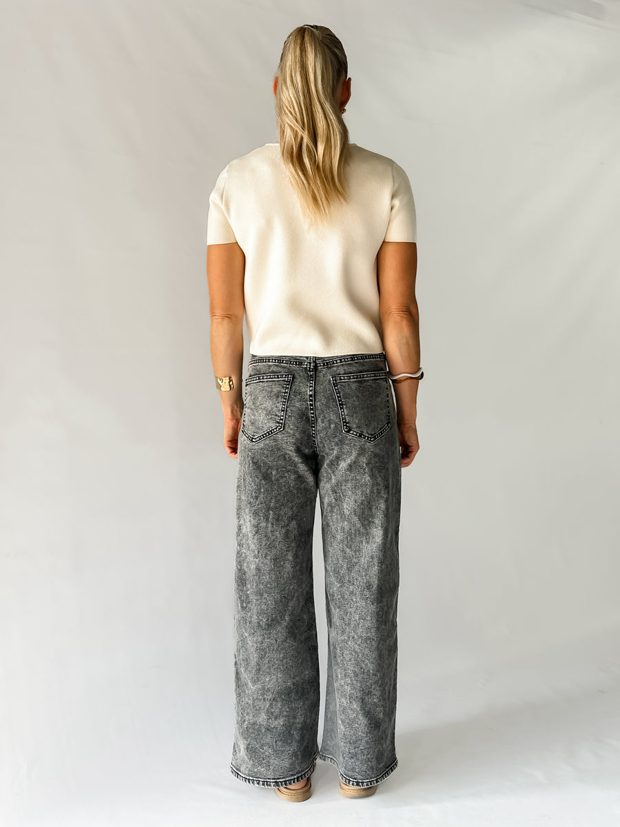 HUNTER KNITTED TOP - CREAM