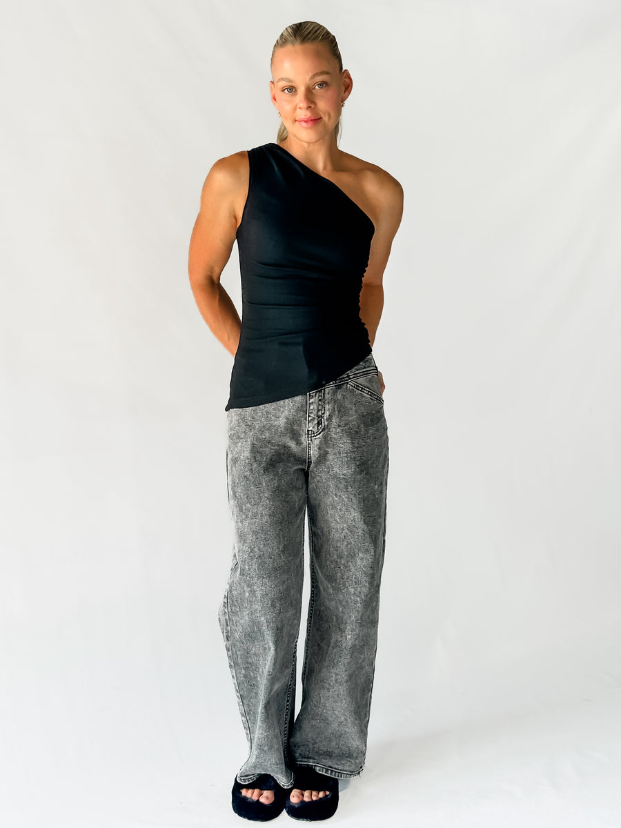 MALIKA TOP - BLACK