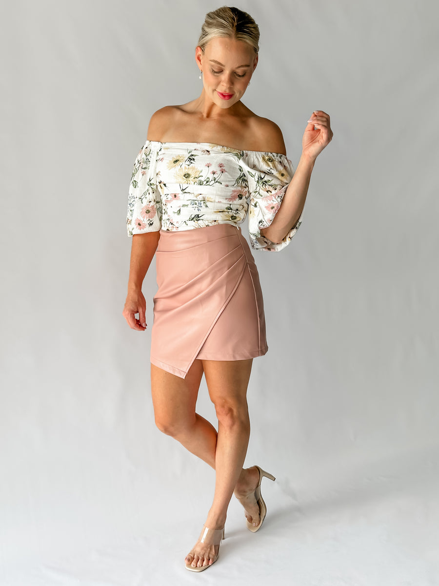 GRACE TOP - WHITE FLORAL