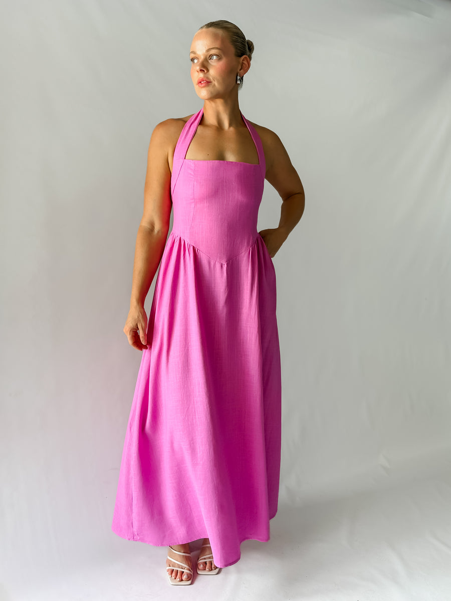 BLUSH MAXI DRESS