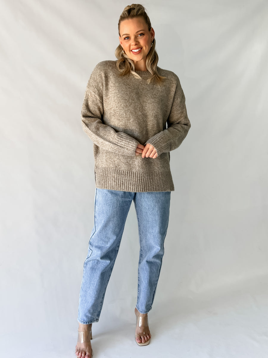 EZRA SWEATER - MOCHA