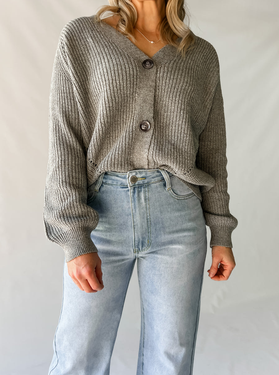 COLBIE CARDIGAN - GREY