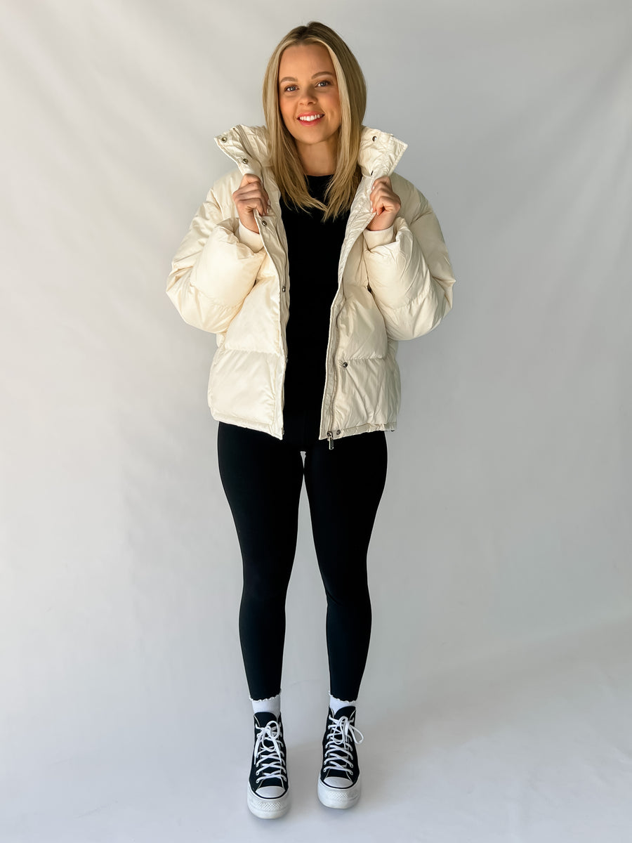 JENNY PUFFER JACKET - CREAM