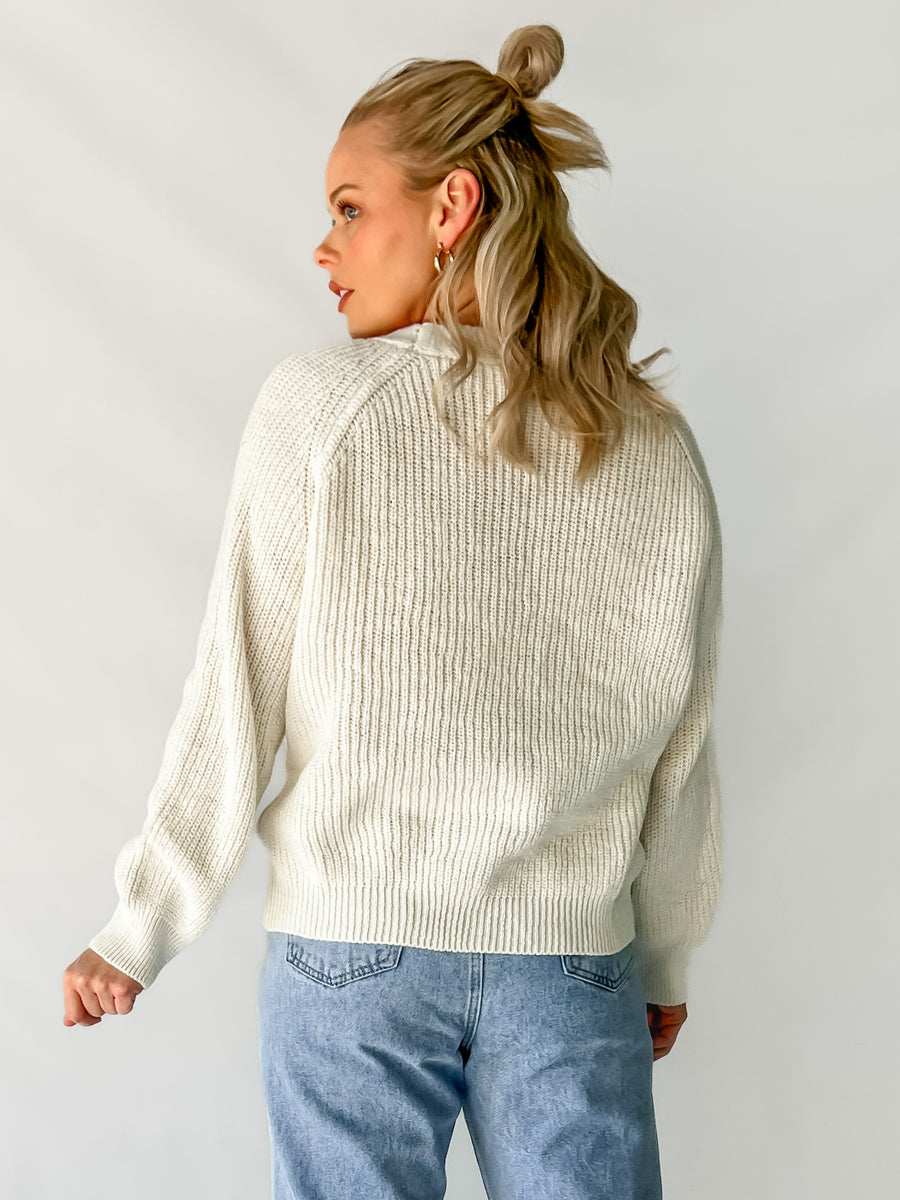 COLBIE CARDIGAN - IVORY