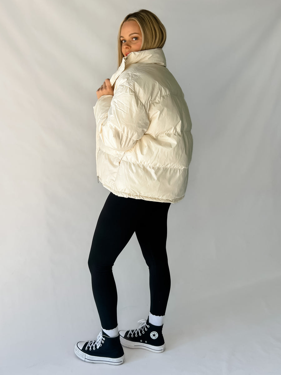 JENNY PUFFER JACKET - CREAM