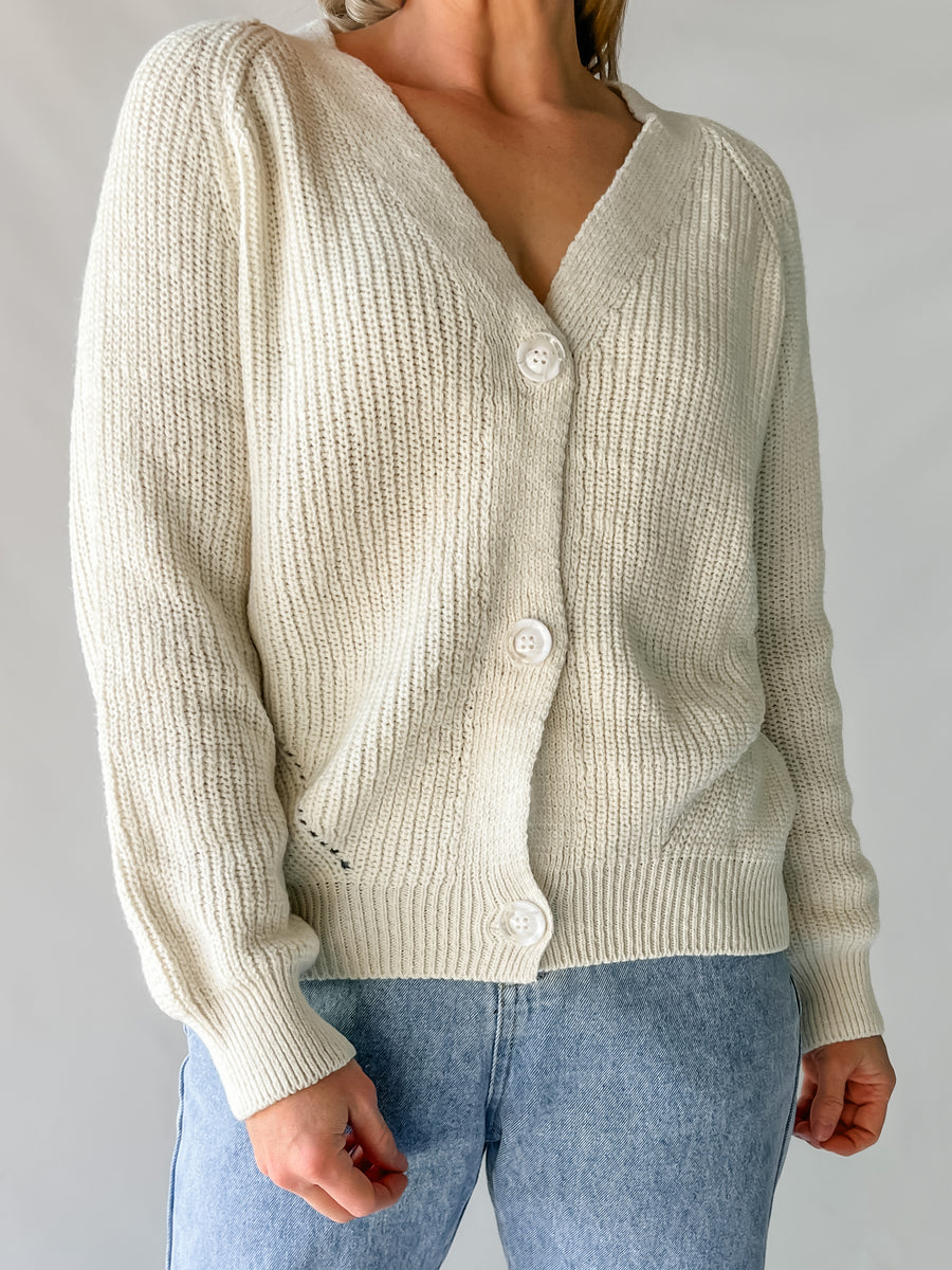 COLBIE CARDIGAN - IVORY