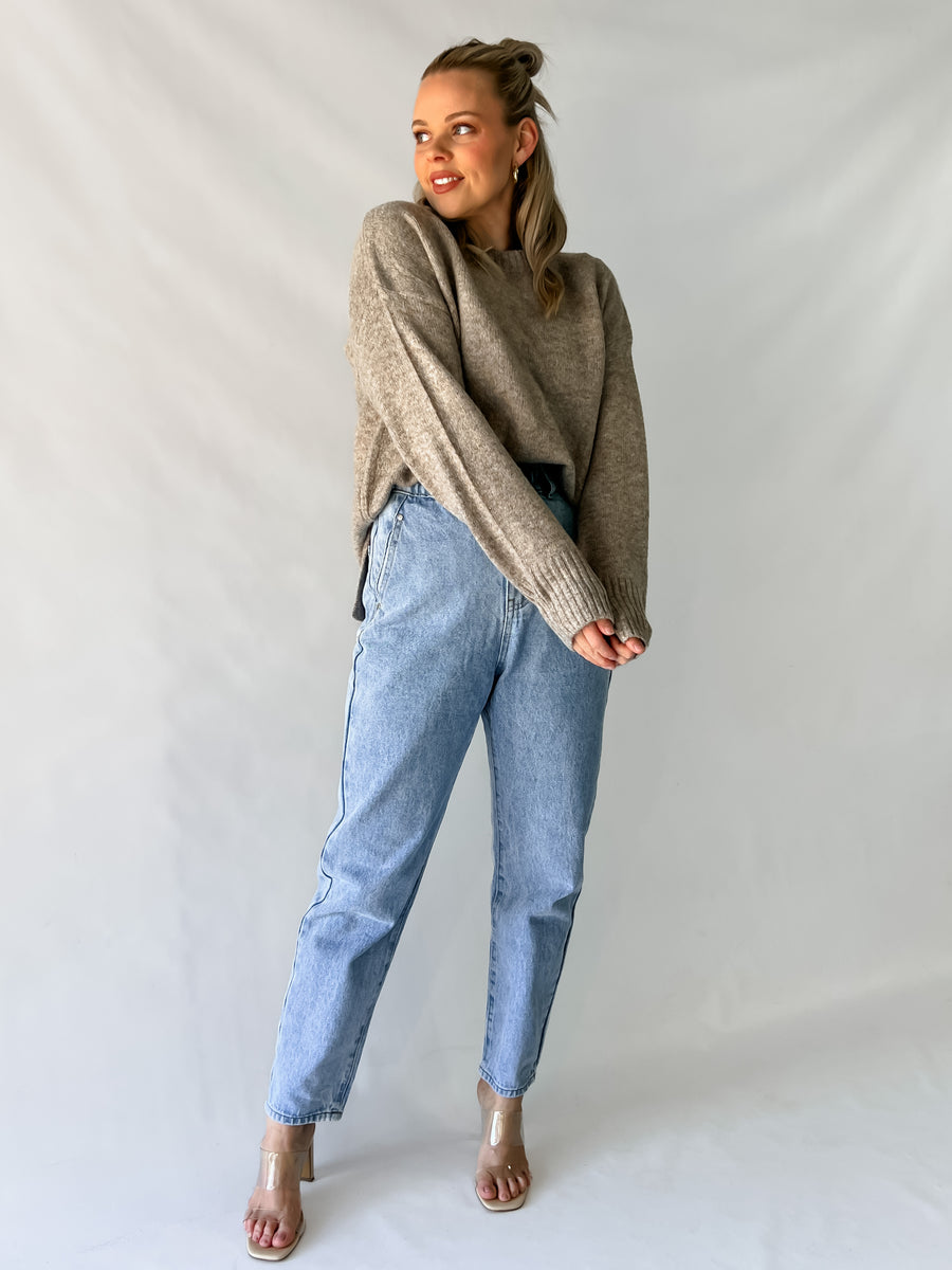 EZRA SWEATER - MOCHA