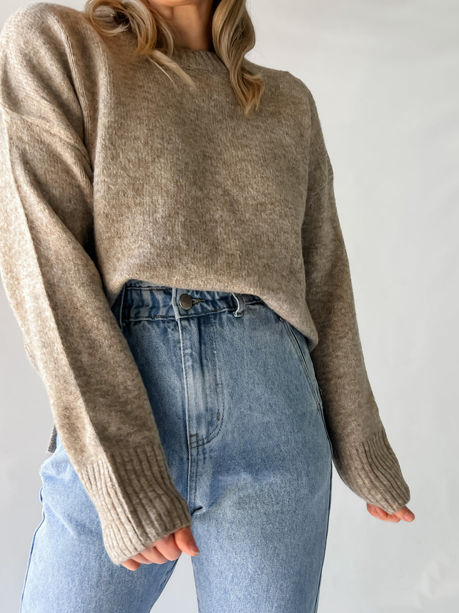 EZRA SWEATER - MOCHA