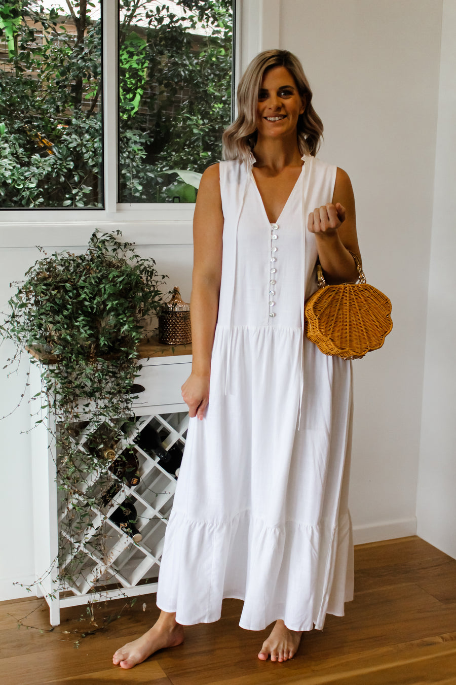 AIRLIE DRESS - WHITE