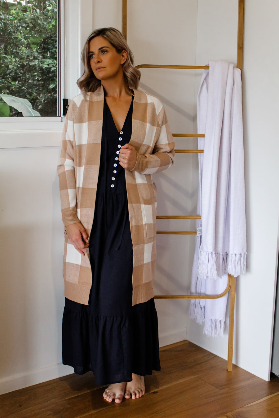AIRLIE DRESS - NAVY