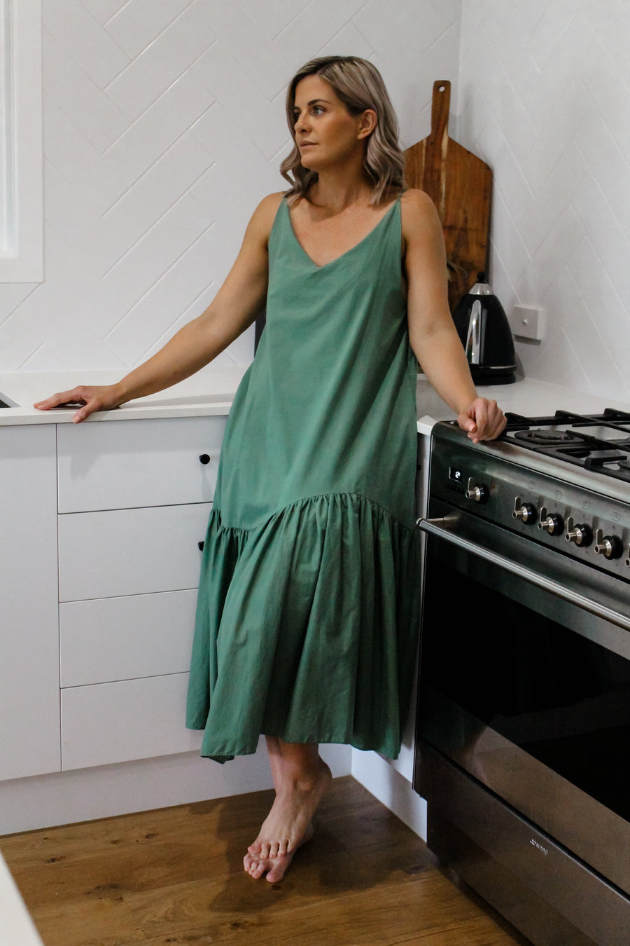 MOLLY DRESS - SAGE