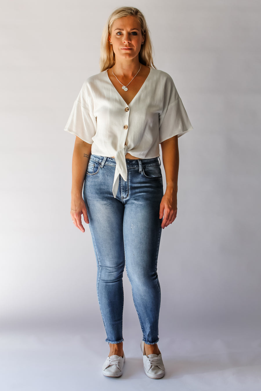 XZAVIER TOP - WHITE