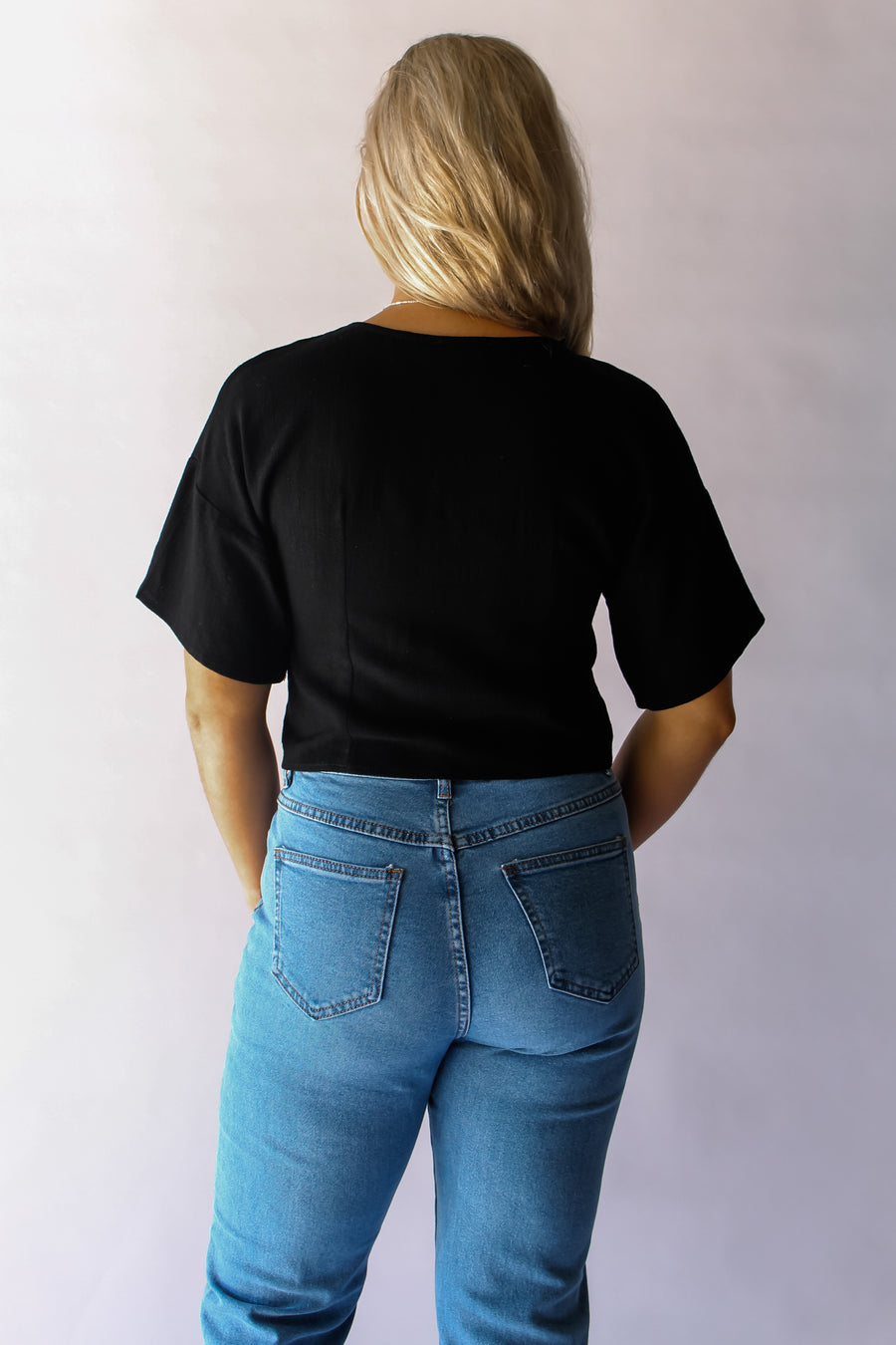 XZAVIER TOP - BLACK