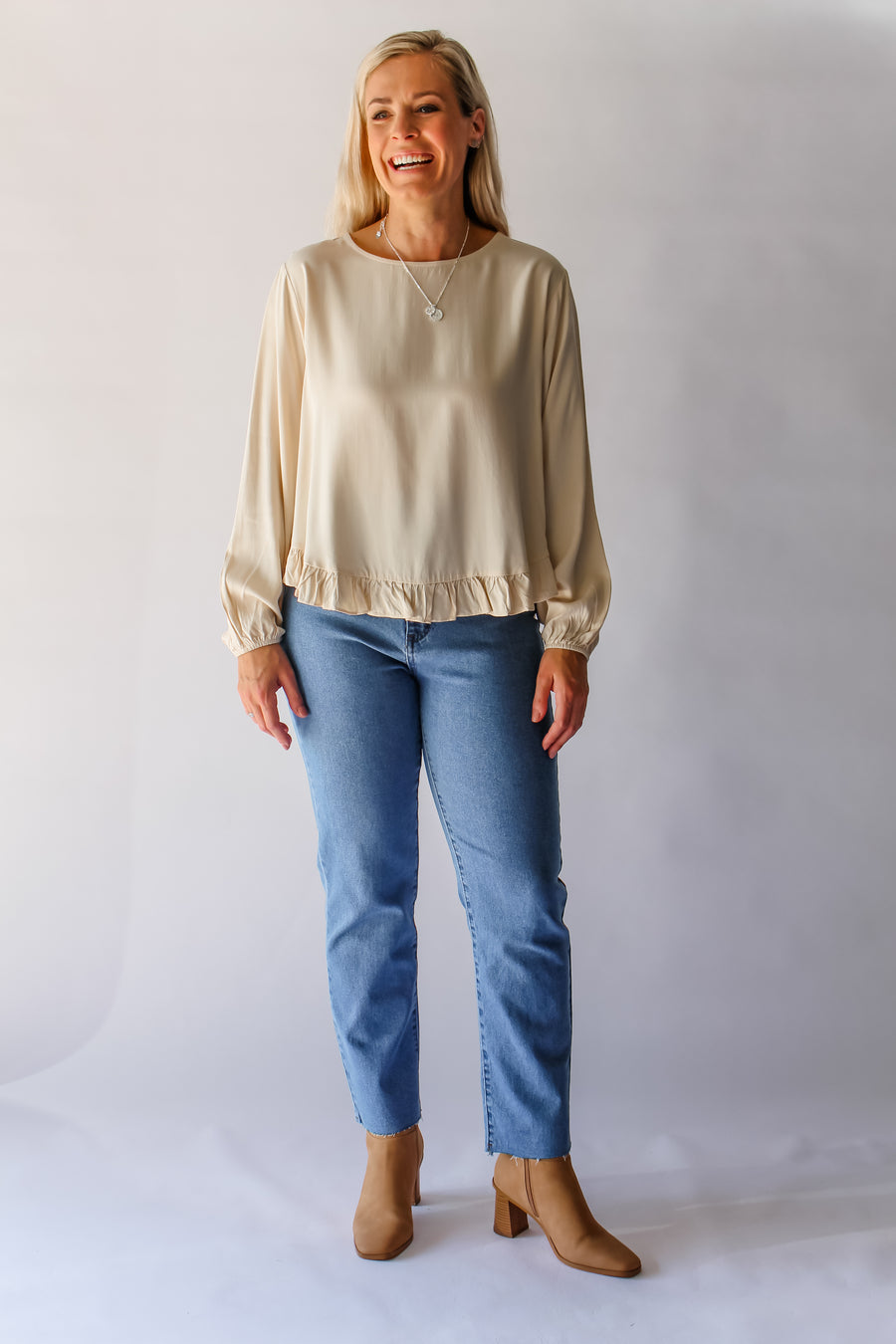 HAILEY TOP - CREAM