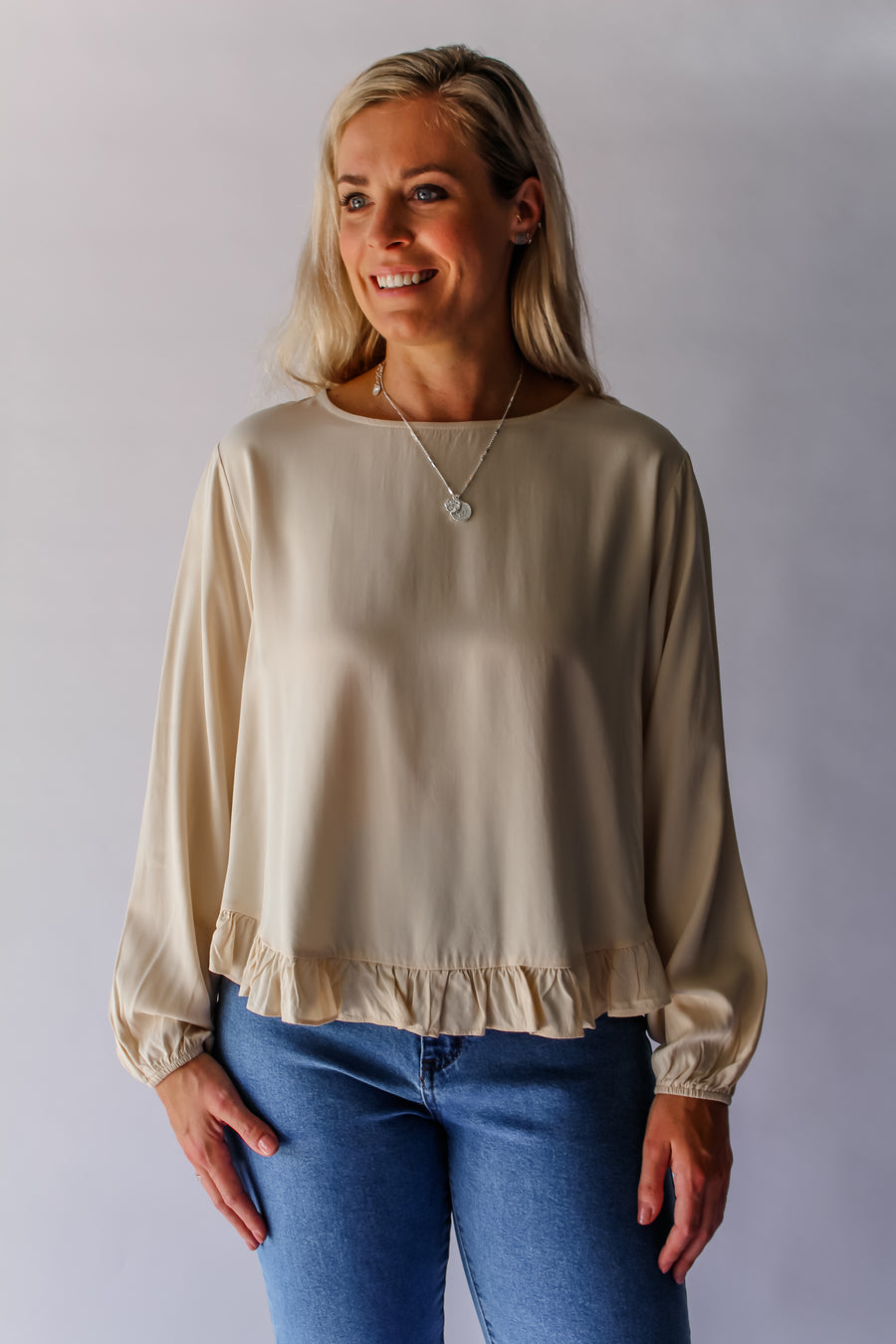 HAILEY TOP - CREAM