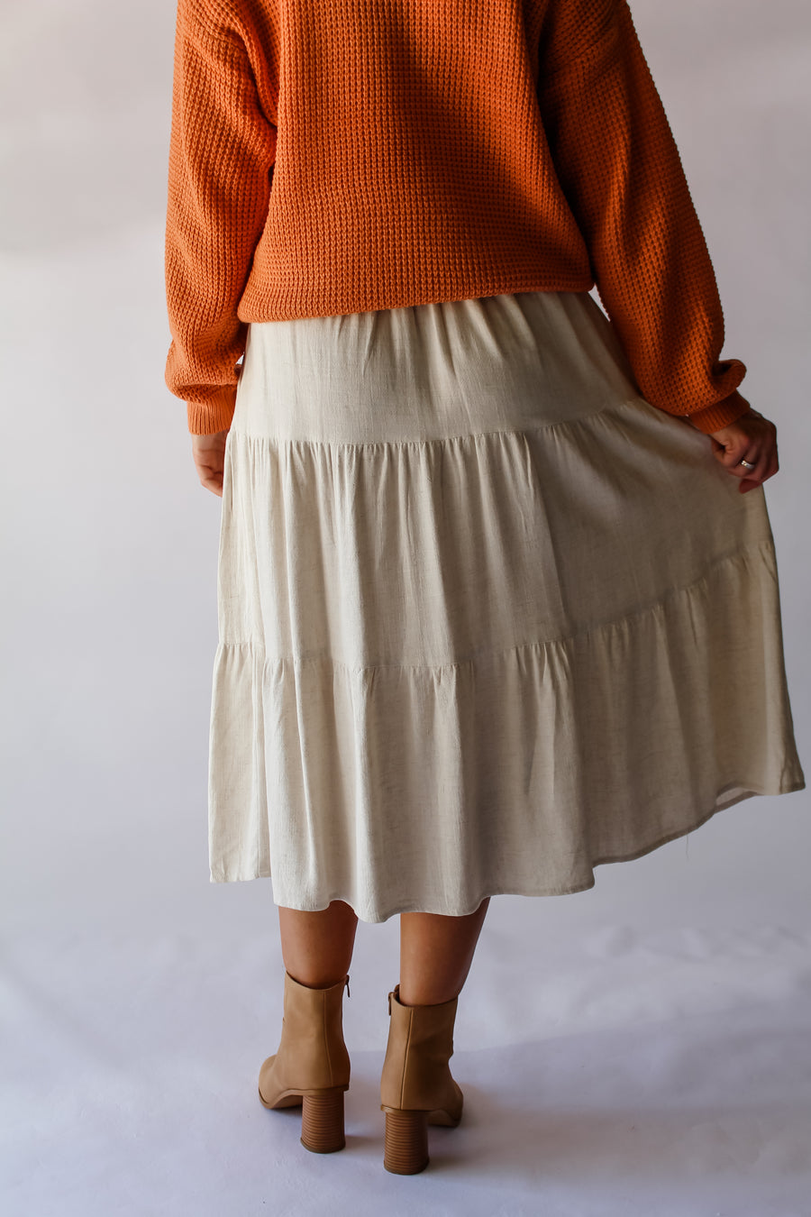 TUSCAN SKIRT - BEIGE
