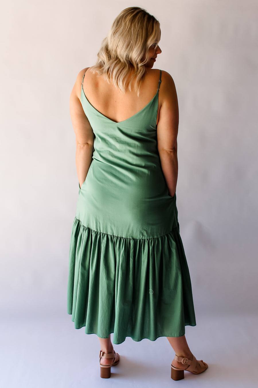 MOLLY DRESS - SAGE