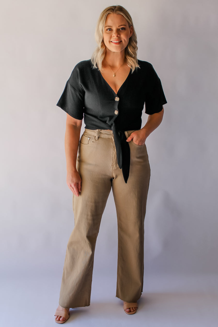 XZAVIER TOP - BLACK