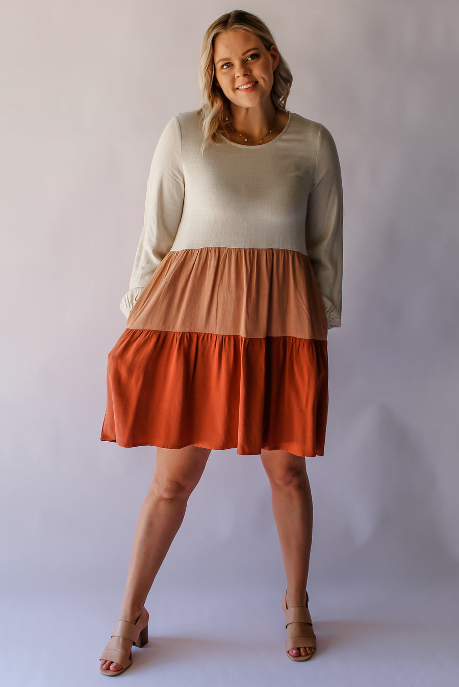 JOSLIN DRESS - TERRACOTTA