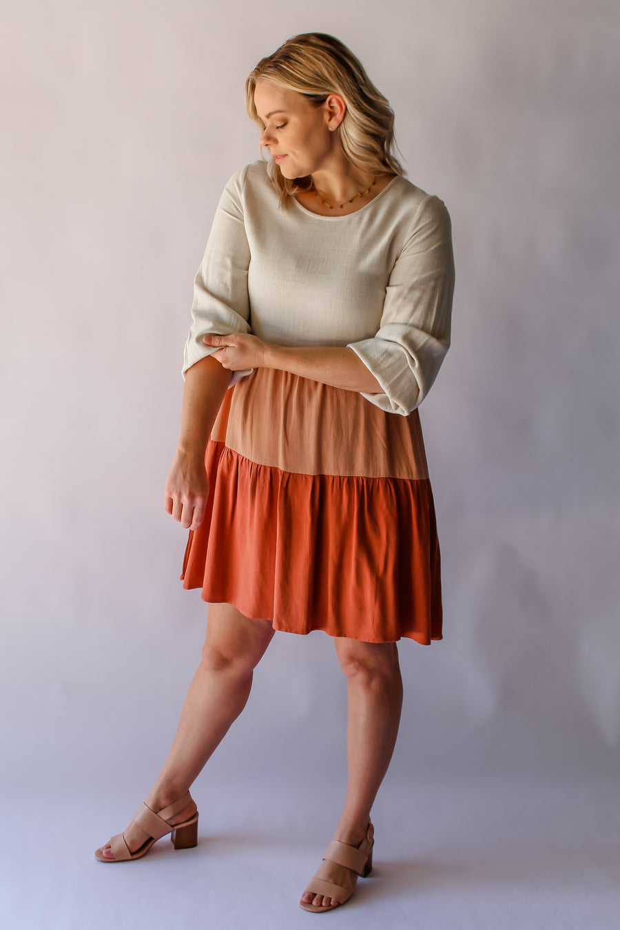 JOSLIN DRESS - TERRACOTTA
