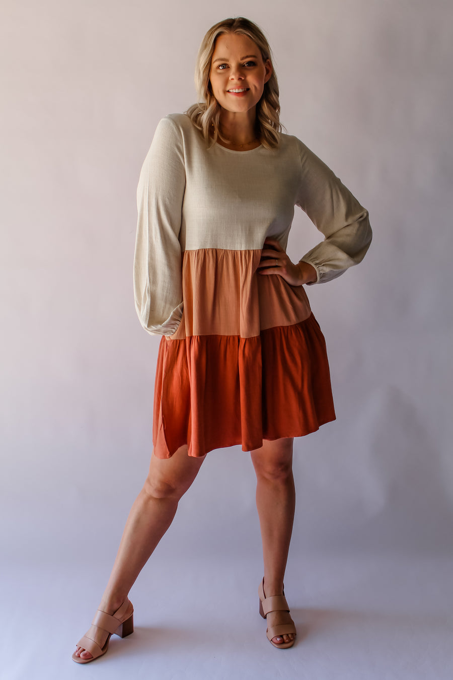 JOSLIN DRESS - TERRACOTTA