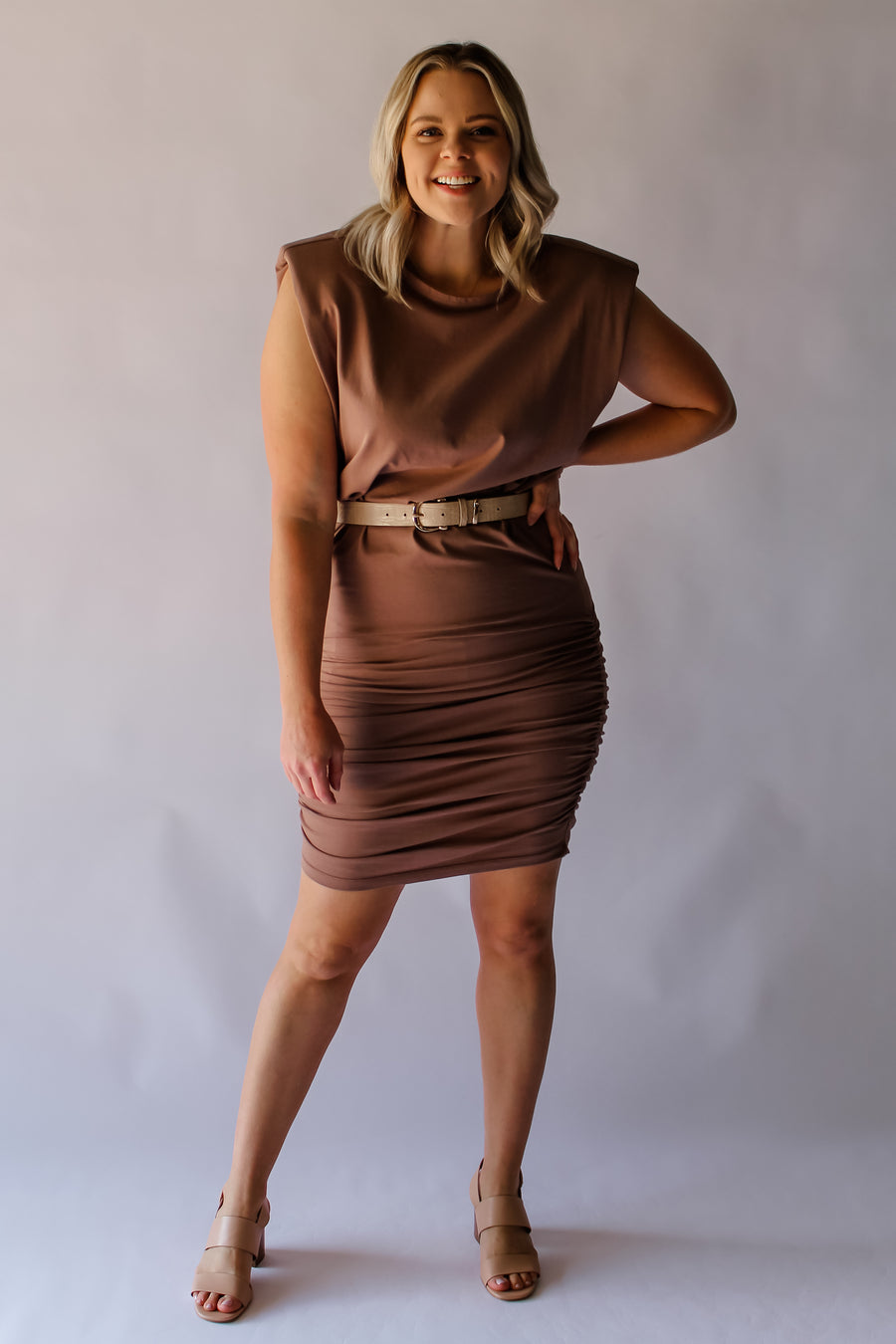 LENNI DRESS - CHOCOLATE