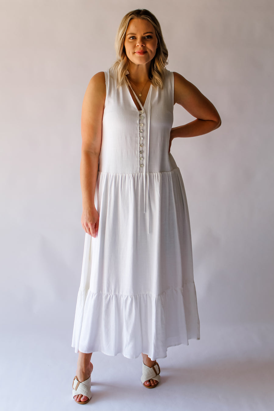 AIRLIE DRESS - WHITE