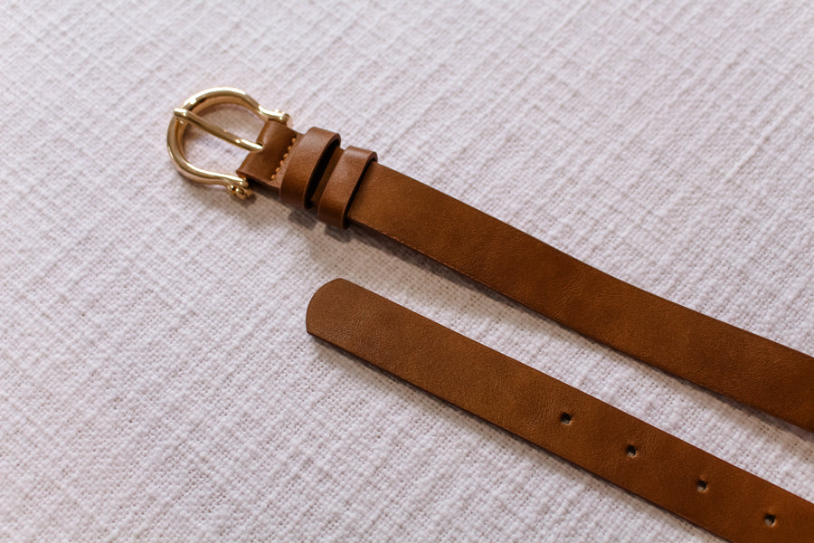 TOMMY BELT - TAN