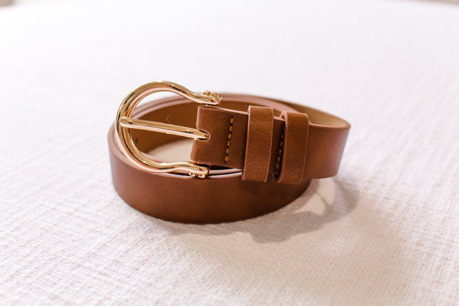 TOMMY BELT - TAN