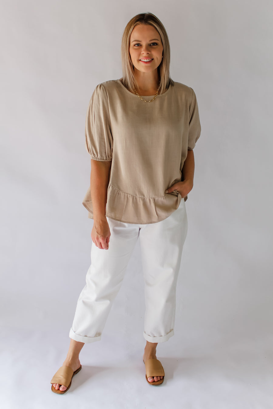 EDEN TOP - BEIGE